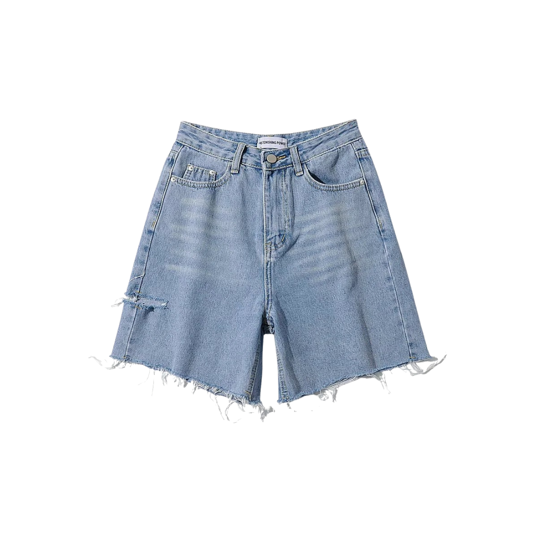 High waisted longline shorts clearance